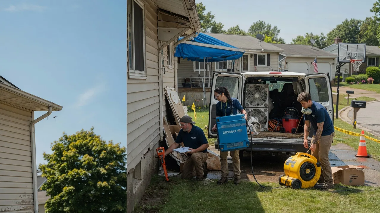 Ceiling Leak Cleanup in North Chili, NY near me